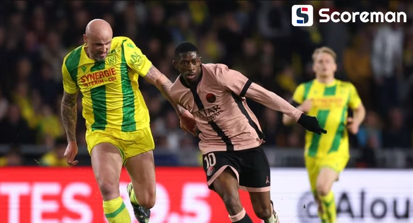 PSG, 낭트와 1-1 무승부... 이강인 '시즌 6호 도움'